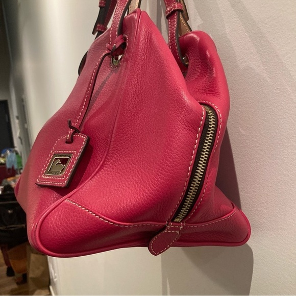 DOONEY & BOURKE Authentic Vintage Leather Portofino Zip Zip Hand Shoulder Bag - Picture 7 of 16